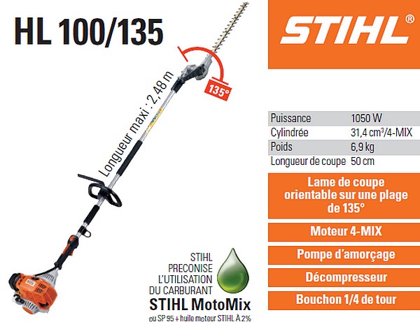 Image de l'objet « TAILLE HAIE thermique SUR PERCHE STIHL »