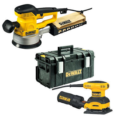 Image de l'objet « Ponceuse excentrique dia 150 + 1/4 feuille DEWALT »