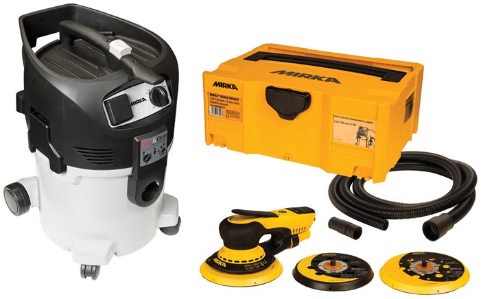 Image de l'objet « Ponceuse excentrique dia 150/125 Mirka+aspirateur »