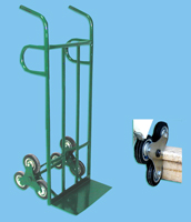 Image de l'objet « DIABLE ESCALIER 2X3 ROUES 250kg vert »