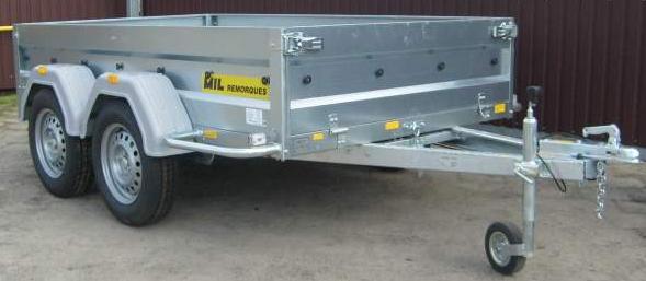 Image de l'objet « REMORQUE BASCUL. 500 KG 1,39-2,45m très grande »